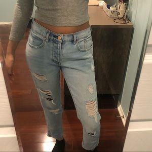 Pacsun Ripped Boyfriend Jeans